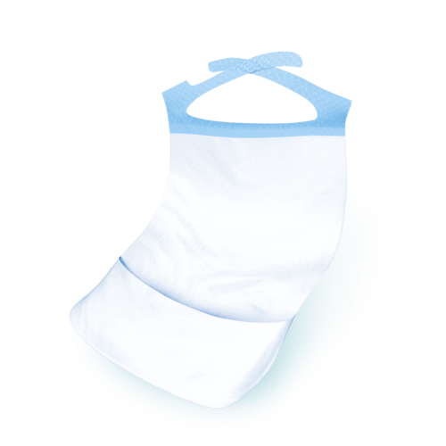 TENA Bibs - Bavoirs adultes jetables /150 Unités