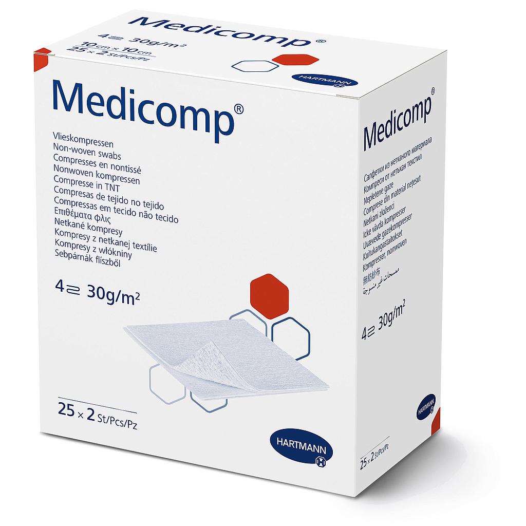 Compresse en non-tissé Medicomp® MDR - Stérile - 4 plis /25x2 Unités