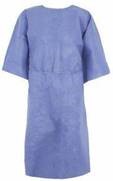 Chemise patient en SMS 35g/m² avec manches courtes/ 50 pièces.