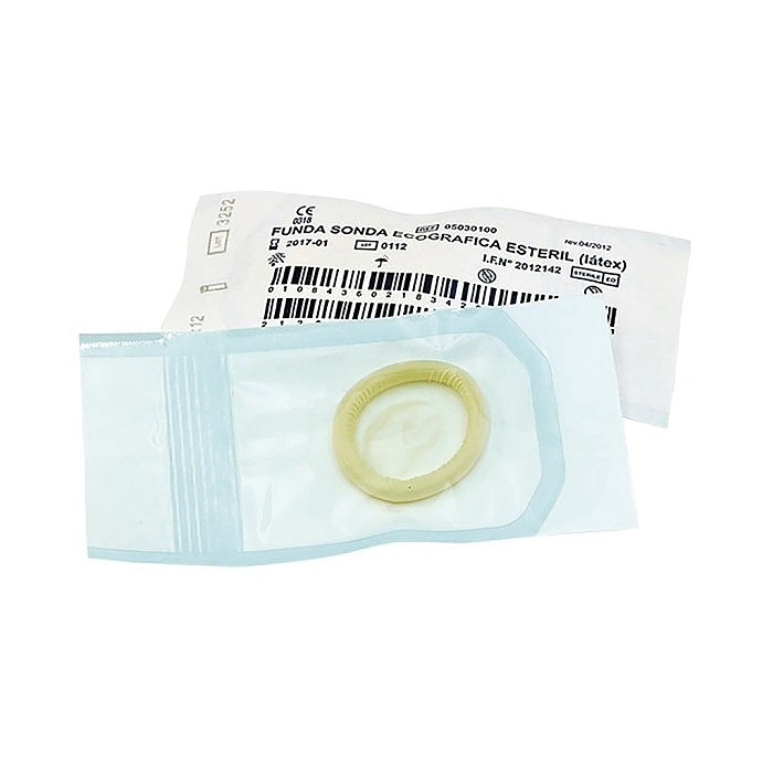 Protection de sonde Gyneas Ø 20mm longueur 200 mm - latex - non lubrifiée - stérile /100 Unités