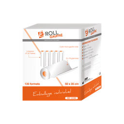 [EU121252] Drap d'examen E-ROLL gaufré - 135 Formats 50 x 35 cm - Emballage individuel