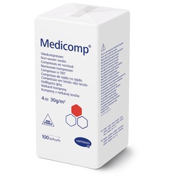 Compresse en non-tissé Medicomp® MDR - Non stérile - 4 plis /100 pcs