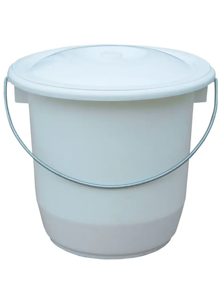Seau hygiénique avec couvercle 10L