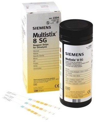 Bandelettes urinaires Multistix 8 SG / 100 unités