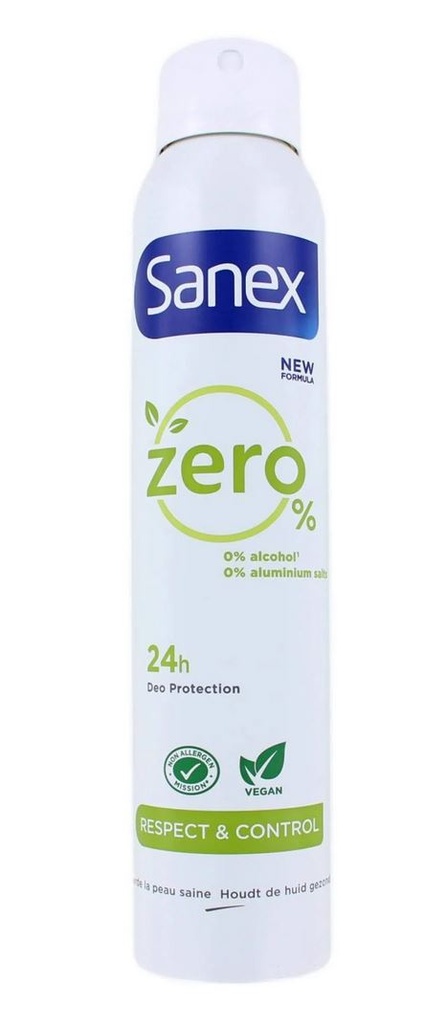 Déodorant SANEX Zéro% et Nature Protect - 200ml