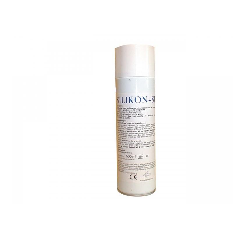 Bombe aérosol "Silikon-spray" 500ml (triple étiquetage)