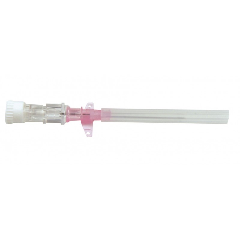 Cathéter droit avec ailette polyuréthane DELTA VEN® 1 PUR / 50 PCES