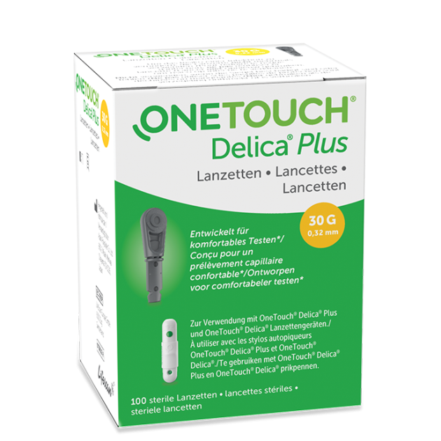 Lancettes OneTouch Delica Plus /100 Unités