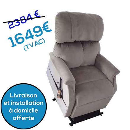 Fauteuil releveur Confort Plus Twilight - Fonction Zen (Taupe)