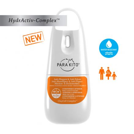 Spray hydratant & après soleil Water-Resistant Anti-Moustiques & Anti-Tiques Parakito