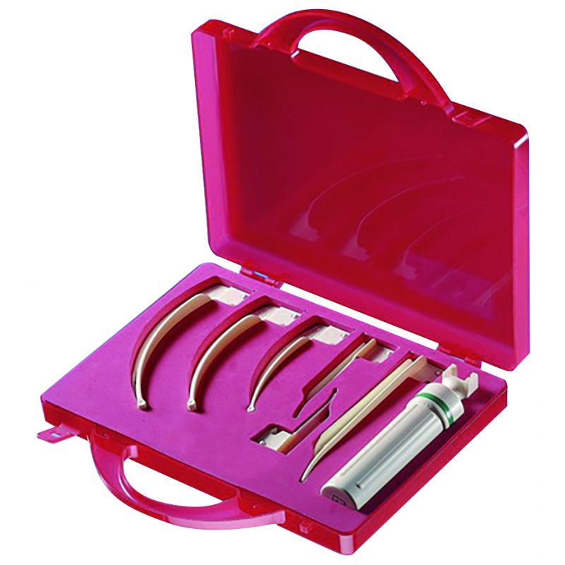 Laryngoscope en polycarbonate à lumière halogène