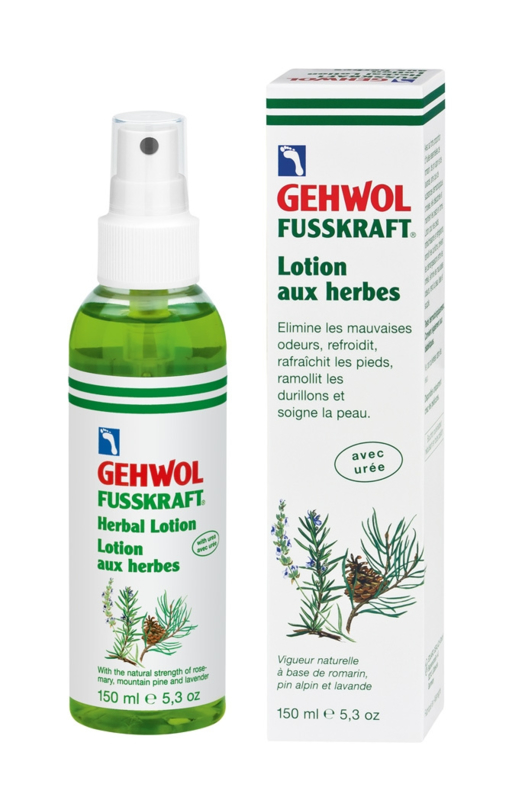 Spray Gehwol Fusskraft Lotion aux herbes