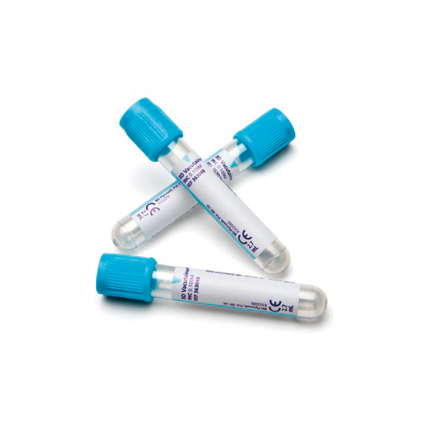 Tube de prélèvement sanguin Bleu - 2.7ml /100 Unités