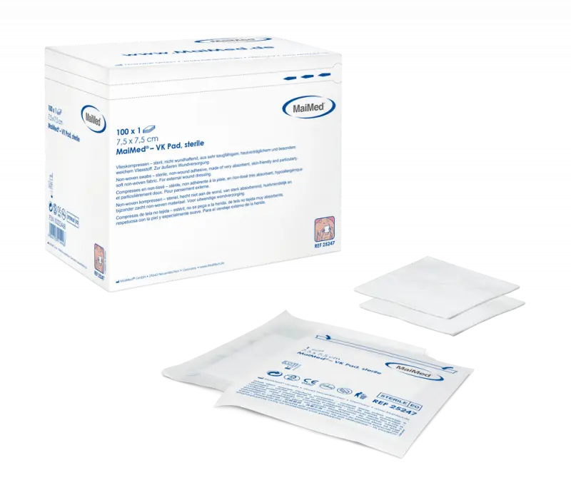 Maimed VK-PAD – compresses non adhésives stériles /100 Unités