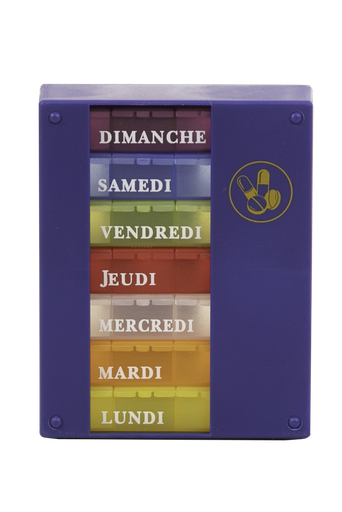 Semainier 7 jours - couleurs