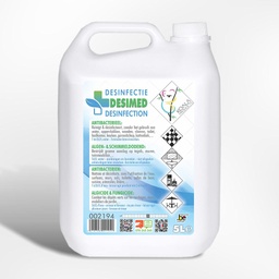 [002194] Desimed désinfectant ménager 5L ! Biocide à utiliser avec précaution après lecture des instructions d'emploi