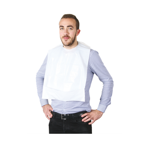 [EU199221] Bavoirs W en polyéthylène avec poche