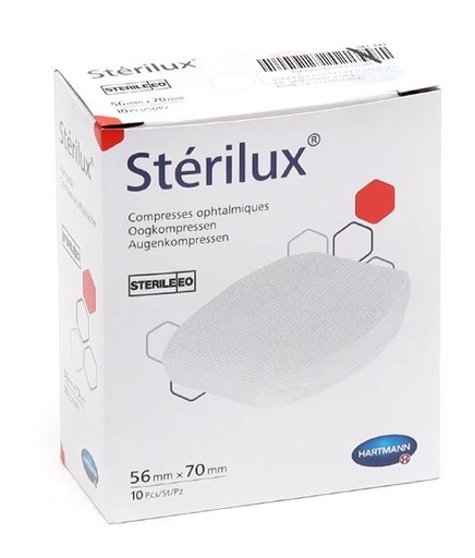 [HA241222] Compresse oculaire Sterilux® Stérile /10 Unités