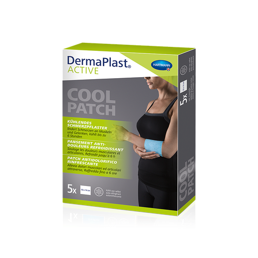 [HA522014] DermaPlast® ACTIVE Cool Patch - Pansement Anti-Douleurs Refroidissant 10 x 14 cm /5 unités