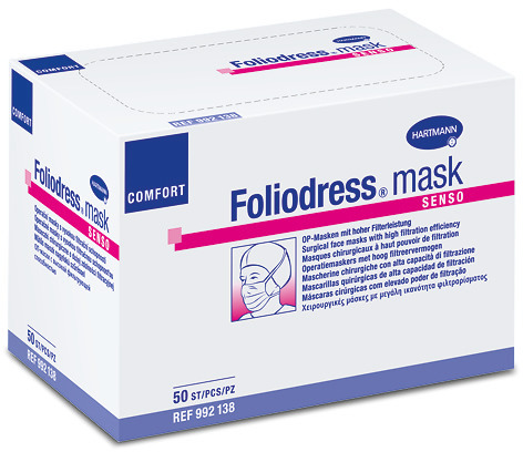 Masques chirurgicaux Foliodress® Mask Comfort /50 Unités