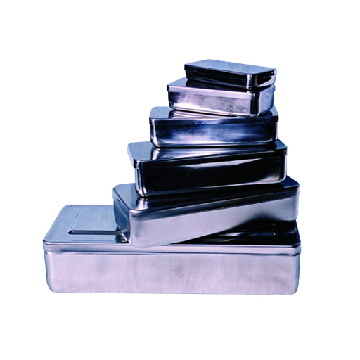 [N01270] Boîte à instruments en inox (18x8x4cm)