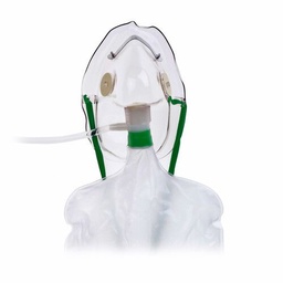 [T00748-41060 Hudson] Masque à oxygène allongé à haute concentration sans réinspiration Hudson avec tubulure