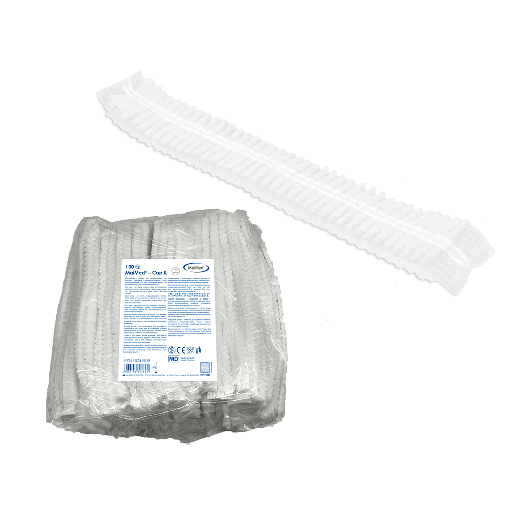 [00075323] Charlotte MaiMed Cap K, clip cap blanche /100 Unités