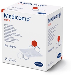 Compresse en non-tissé Medicomp® Extra - Stérile - 6 plis