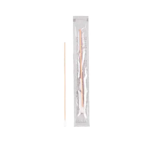 [26075] Promed - Bâtonnet en bois avec embout en coton - 150 mm - Stérile /5000 Unités